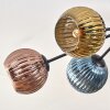 Koyoto Taklampa, kullampa 85 cm Blå, Guld, Kopparfärg, 8-ljuskällor