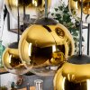 Gastor Pendellampa, kullampa, Pendelbelysning Guld, Klart, 6-ljuskällor