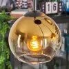 Koyoto Pendellampa, kullampa, Pendellampa Cluster 35 cm Guld, Klart, 4-ljuskällor