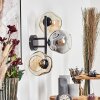 Ripoll kullampa, Vägglampa Amber, Klart, Rökfärger, 3-ljuskällor