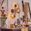 Ripoll kullampa, Vägglampa Amber, Klart, Rökfärger, 3-ljuskällor