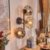 Ripoll kullampa, Vägglampa Amber, Klart, Rökfärger, 3-ljuskällor