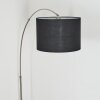 Bassagoda Golvlampa Nickel matt, Svart, 1-ljuskällor