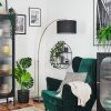 Bassagoda Golvlampa Mässing, Svart, 1-ljuskällor