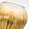 Koyoto kullampa, Golvlampa Guld, Klart, 3-ljuskällor