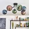 Koyoto Taklampa, kullampa 74 cm Blå, Grön, Kopparfärg, 6-ljuskällor