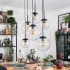 Gastor Pendellampa, kullampa, Pendelbelysning Klart, 6-ljuskällor