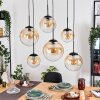 Gastor Pendellampa, kullampa, Pendelbelysning Amber, Klart, 6-ljuskällor