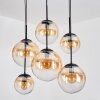 Gastor Pendellampa, kullampa, Pendelbelysning Amber, Klart, 6-ljuskällor