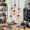 Gastor Pendellampa, kullampa, Pendelbelysning Amber, Klart, 6-ljuskällor