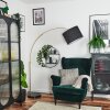 Bassagoda Golvlampa Mässing, Svart, 1-ljuskällor