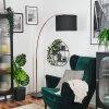 Bassagoda Golvlampa Kopparfärg, Svart, 1-ljuskällor