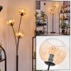 Koyoto kullampa, Golvlampa Amber, Klart, 3-ljuskällor