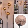 Koyoto kullampa, Golvlampa Kopparfärg, 3-ljuskällor