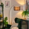 Bassagoda Golvlampa Nickel matt, Svart, 1-ljuskällor