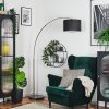 Bassagoda Golvlampa Nickel matt, Svart, 1-ljuskällor