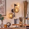 Ripoll kullampa, Vägglampa Amber, Klart, Rökfärger, 3-ljuskällor