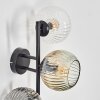Ripoll kullampa, Vägglampa Amber, Klart, Rökfärger, 3-ljuskällor