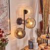 Ripoll kullampa, Vägglampa Amber, Klart, Rökfärger, 3-ljuskällor