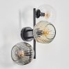 Ripoll kullampa, Vägglampa Amber, Klart, Rökfärger, 3-ljuskällor