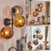 Ripoll kullampa, Vägglampa Guld, Kopparfärg, Rökfärger, 3-ljuskällor