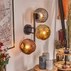 Ripoll kullampa, Vägglampa Guld, Kopparfärg, Rökfärger, 3-ljuskällor