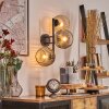 Ripoll kullampa, Vägglampa Amber, Klart, Rökfärger, 3-ljuskällor
