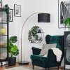 Soungou Golvlampa Mässing, Svart, 1-ljuskällor