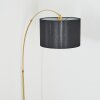 Soungou Golvlampa Mässing, Svart, 1-ljuskällor