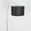 Soungou Golvlampa Krom, Svart, 1-ljuskällor