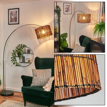 Cando Golvlampa Krom, Svart, 1-ljuskällor