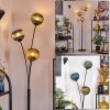 Koyoto kullampa, Golvlampa Blå, Guld, Grön, 3-ljuskällor