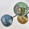 Koyoto Taklampa, kullampa 85 cm Blå, Guld, Grön, 8-ljuskällor