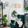 Soungou Golvlampa Kopparfärg, Svart, 1-ljuskällor