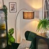 Bassagoda Golvlampa Krom, Svart, 1-ljuskällor