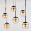 Gastor Pendellampa, kullampa, Pendelbelysning Amber, Klart, 6-ljuskällor