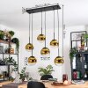 Gastor Pendellampa, kullampa, Pendelbelysning Guld, Klart, 6-ljuskällor
