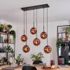 Gastor Pendellampa, kullampa, Pendelbelysning Kopparfärg, 6-ljuskällor