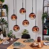 Gastor Pendellampa, kullampa, Pendelbelysning Klart, Kopparfärg, 6-ljuskällor