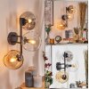 Koyoto kullampa, Vägglampa Amber, Klart, Rökfärger, 3-ljuskällor