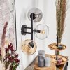 Koyoto kullampa, Vägglampa Amber, Klart, Rökfärger, 3-ljuskällor