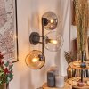 Koyoto kullampa, Vägglampa Amber, Klart, Rökfärger, 3-ljuskällor
