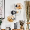 Koyoto kullampa, Vägglampa Amber, Klart, 3-ljuskällor