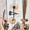 Koyoto kullampa, Vägglampa Amber, Klart, 3-ljuskällor