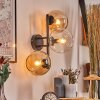 Koyoto kullampa, Vägglampa Amber, Klart, 3-ljuskällor