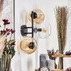 Koyoto kullampa, Vägglampa Amber, Klart, 3-ljuskällor