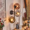Koyoto kullampa, Vägglampa Guld, Klart, Kopparfärg, Rökfärger, 3-ljuskällor