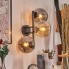 Gastor kullampa, Vägglampa Amber, Rökfärger, 3-ljuskällor