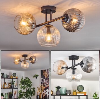 Gastor Taklampa, kullampa Amber, Klart, Rökfärger, 3-ljuskällor