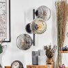 Ripoll kullampa, Vägglampa Amber, Klart, Rökfärger, 3-ljuskällor